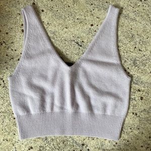 Cashmere Cropped Tank Top from Naadam